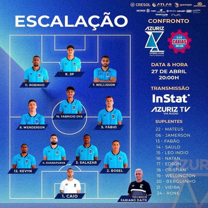 Conheça o Azuriz, adversário do Marcílio Dias neste domingo (1º ...