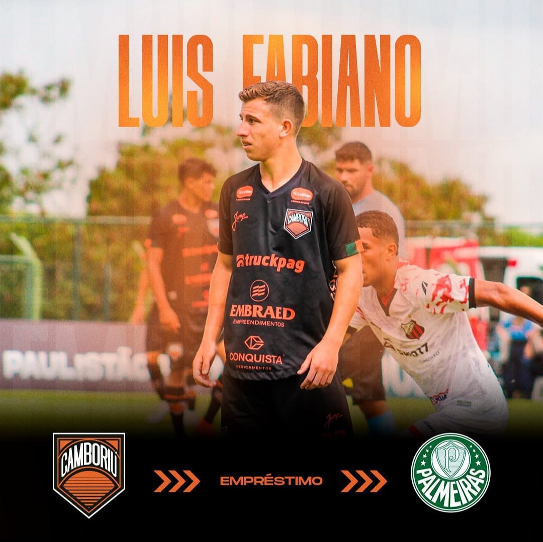 Camboriú empresta Luís Fabiano ao Palmeiras - Esporte Campeão